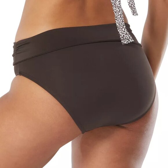 NWoT Contours By Coco Reef Women's High Waist Bikini Bottom Size L $65 12HL1009 - Picture 2 of 2